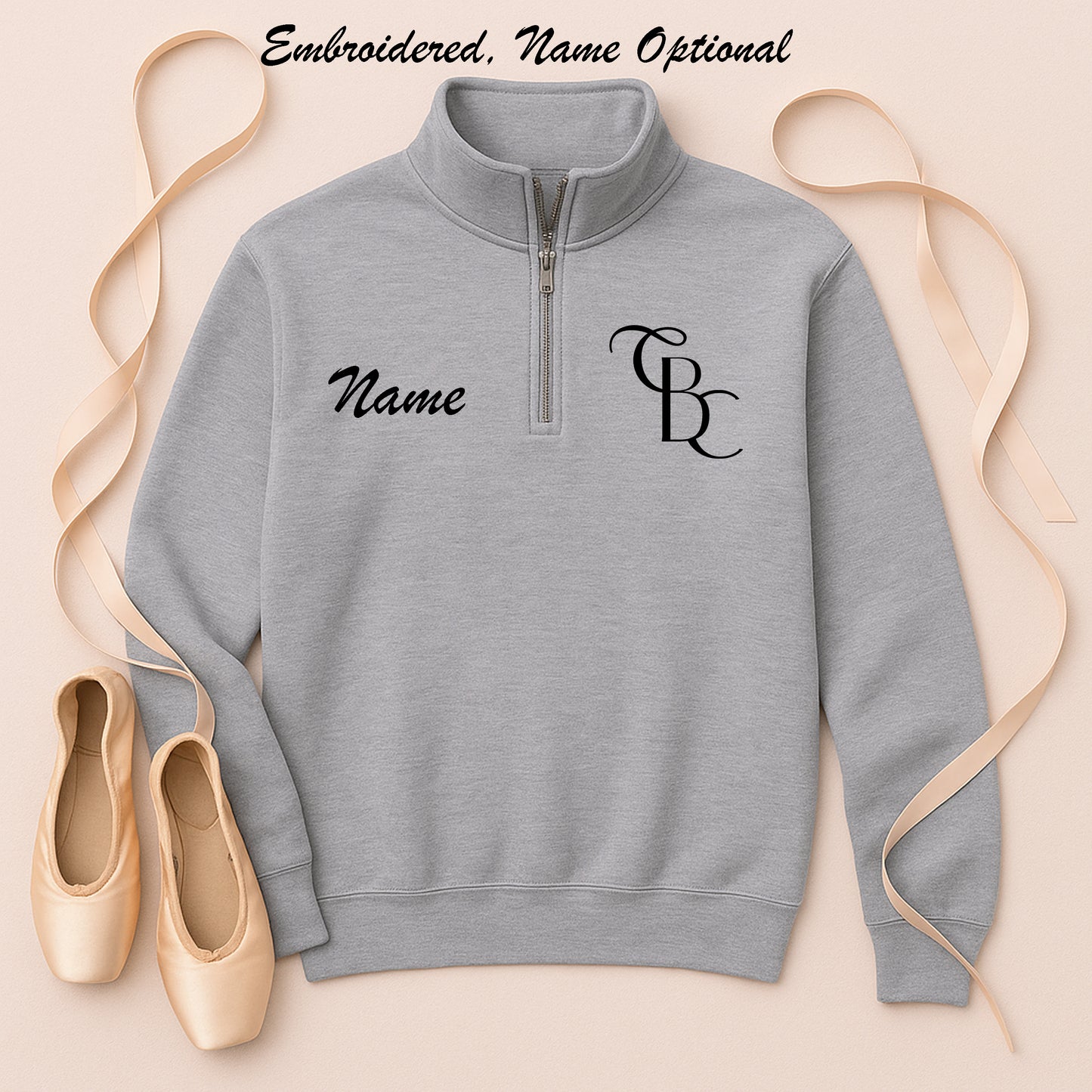 CBC 1/4 Zip Pullover Embroidered Logo (adult)