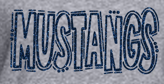 Mustangs Gray with Navy UA ~LIMITED TIME OFFER