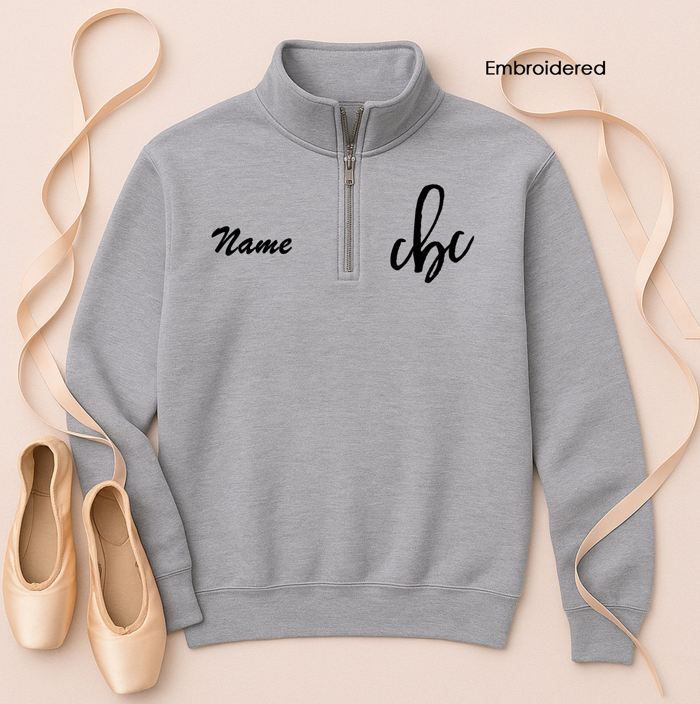 CBC 1/4 Zip Pullover Embroidered Logo (adult)