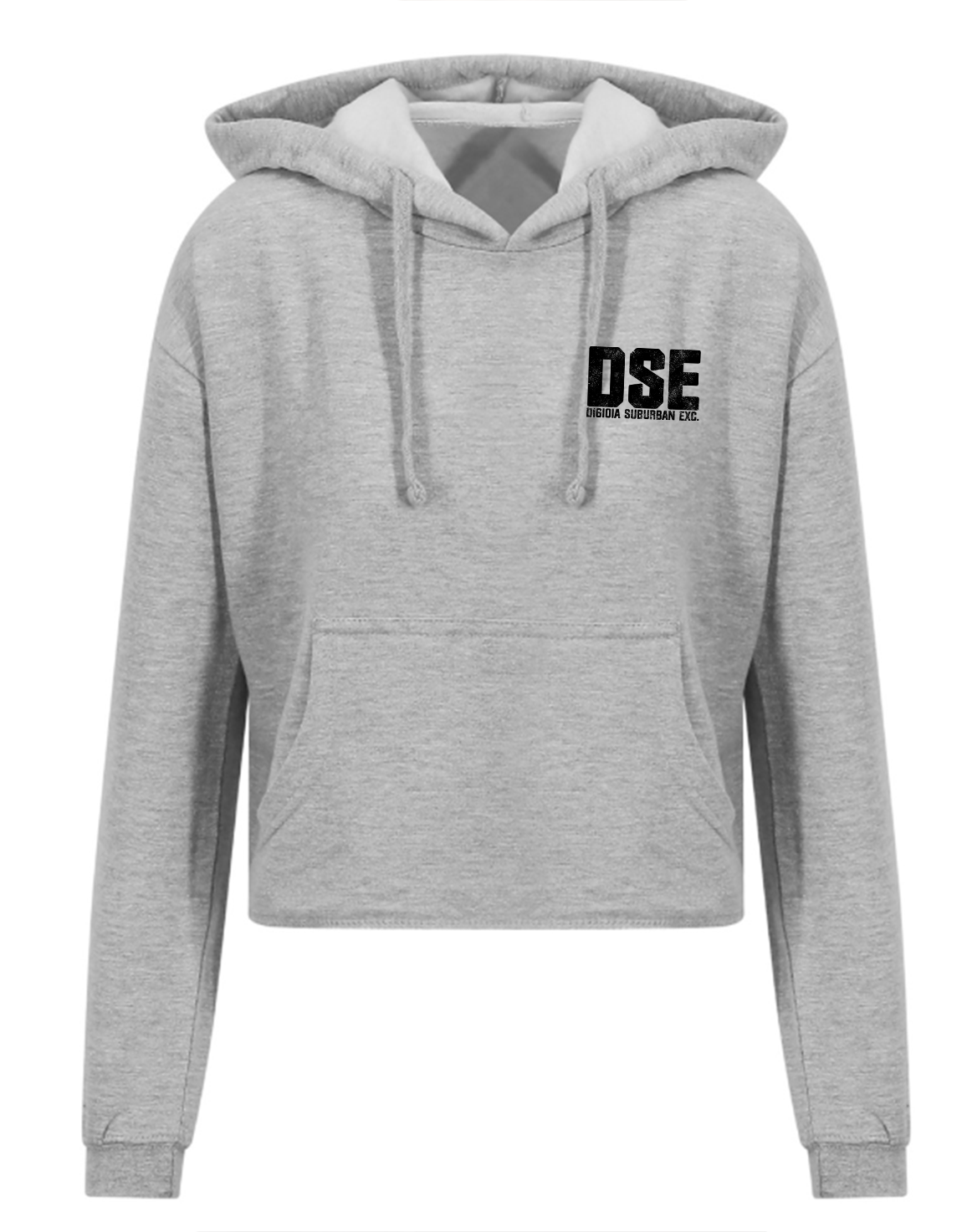 DSE Embroidered Womens Cropped Hoodie (multiple colors)