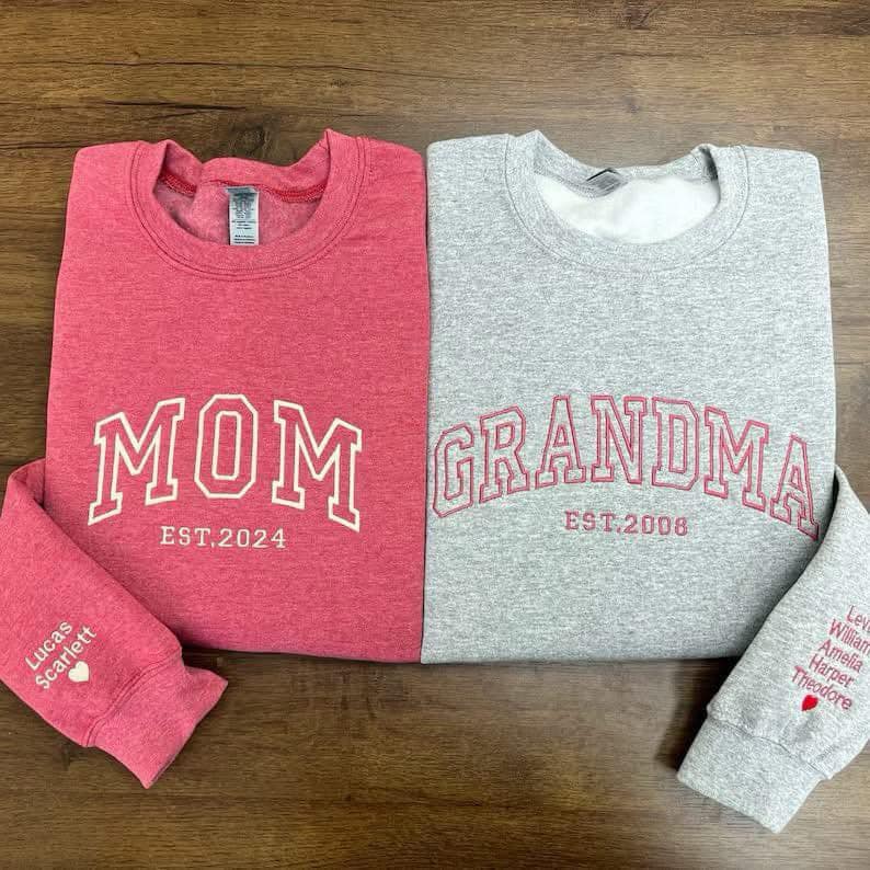 Customized Embroidered Crewnecks