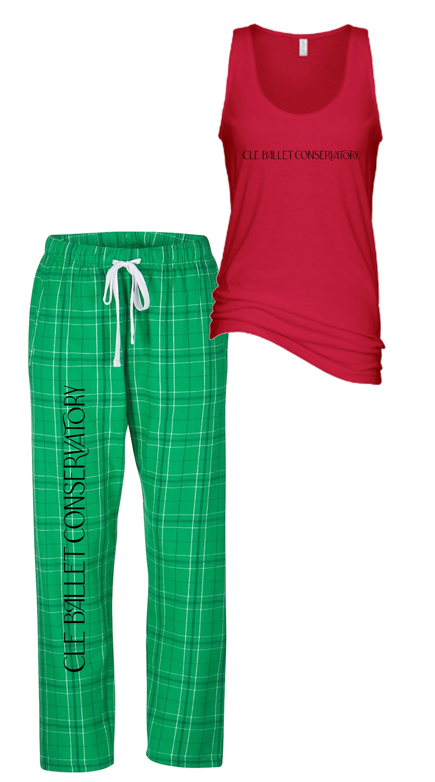 CLE Ballet Women Flannel Pant Green