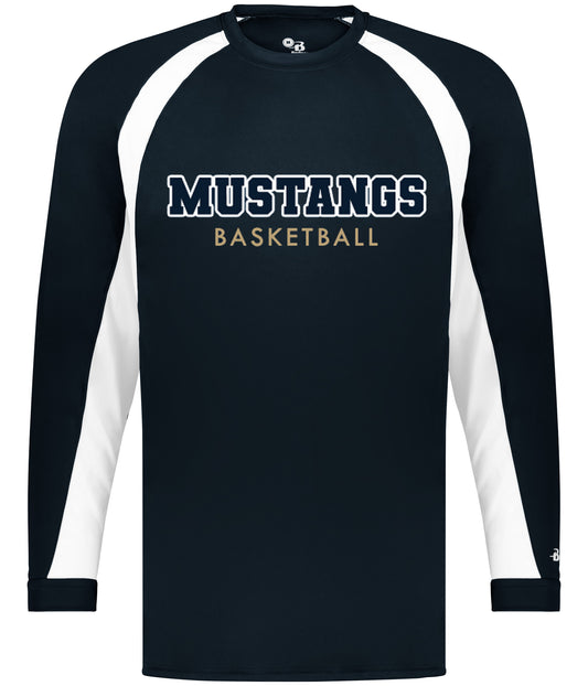 Basketball Shooter Shirt-Varsity Letters (Add Name) NOW BADGER BRAND