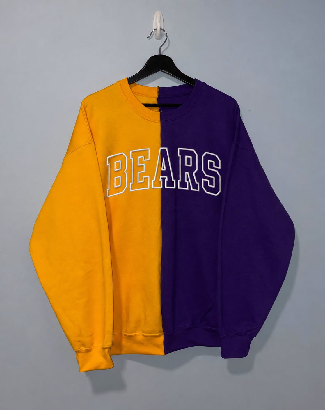 Two Tone Embroidered Sweatshirt