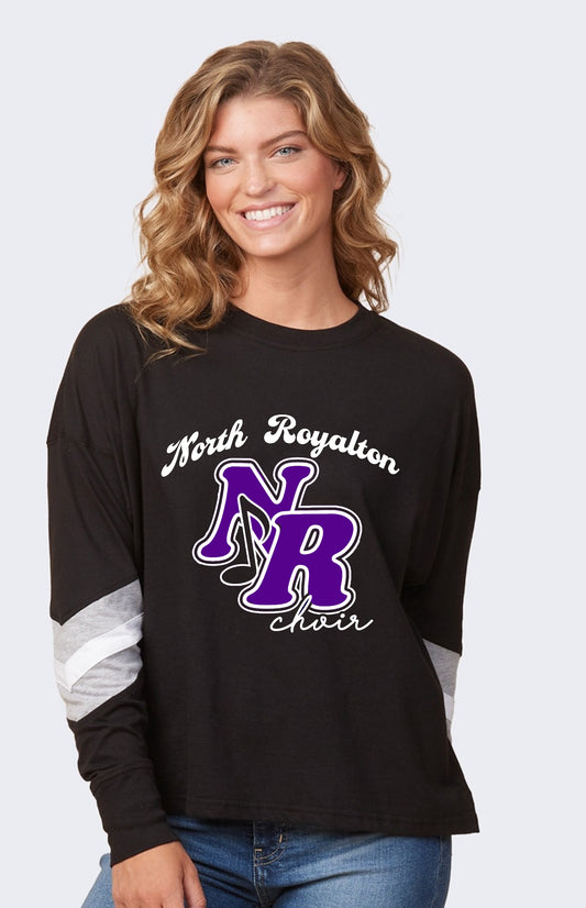 NR Choir Ladies Varsity Long Sleeve Shirt
