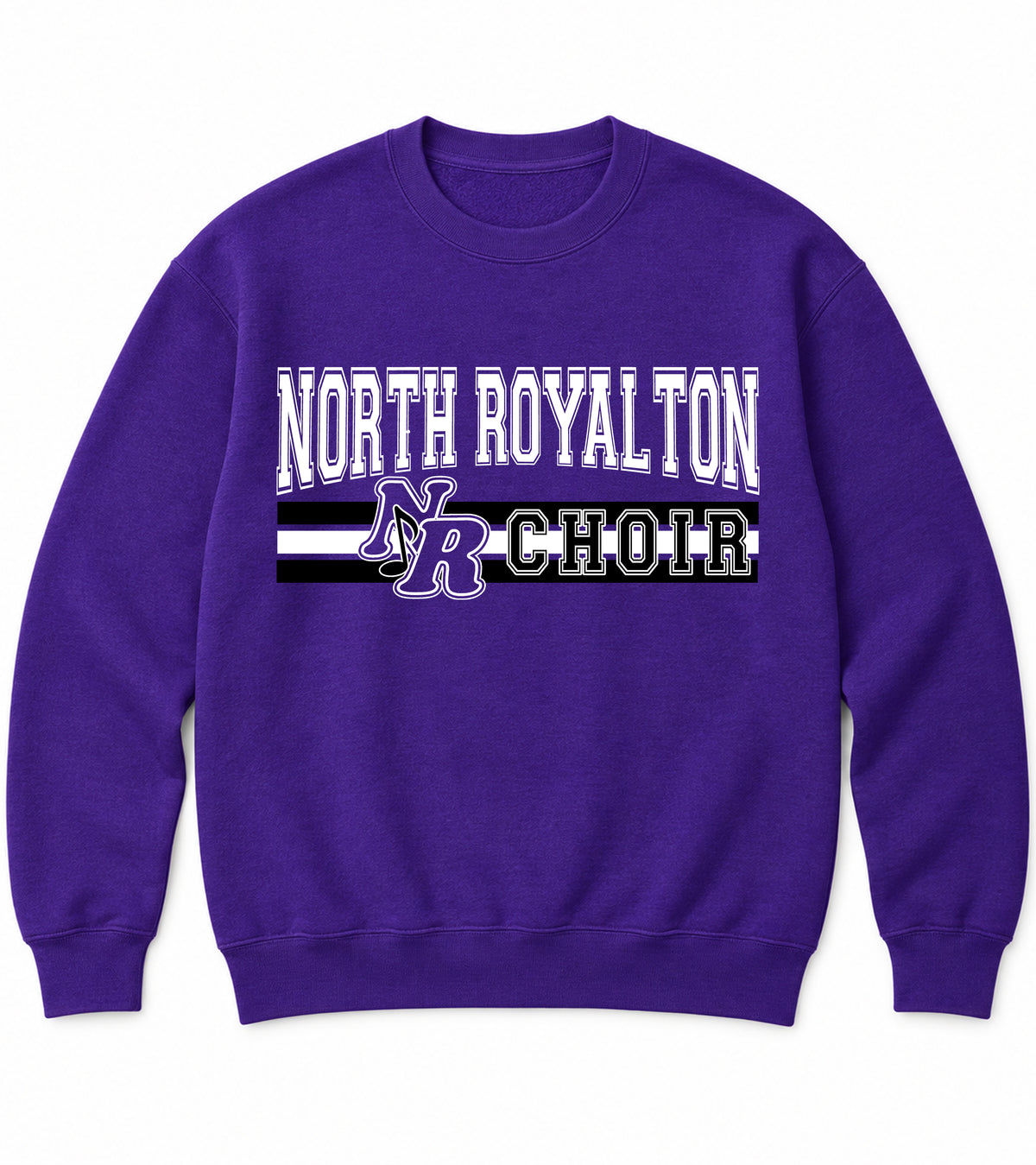 NR Choir Stripes (Short Sleeve, Long Sleeve, Crew, or Hoodie) Purple
