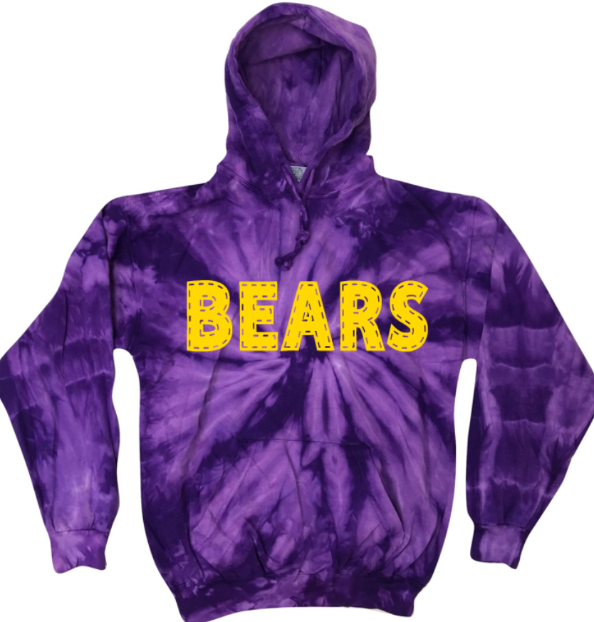 Bears TieDye Stitch Hoodie