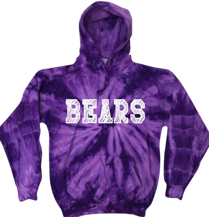 Bears TieDye Sketch Hoodie