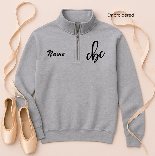 CBC 1/4 Zip Pullover Embroidered Logo (adult)