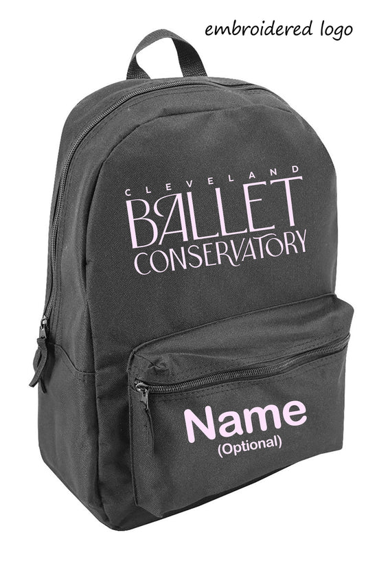 Canvas Backpack In Black