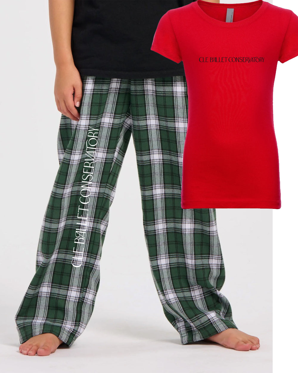 CLE Ballet Youth Flannel Pant Green