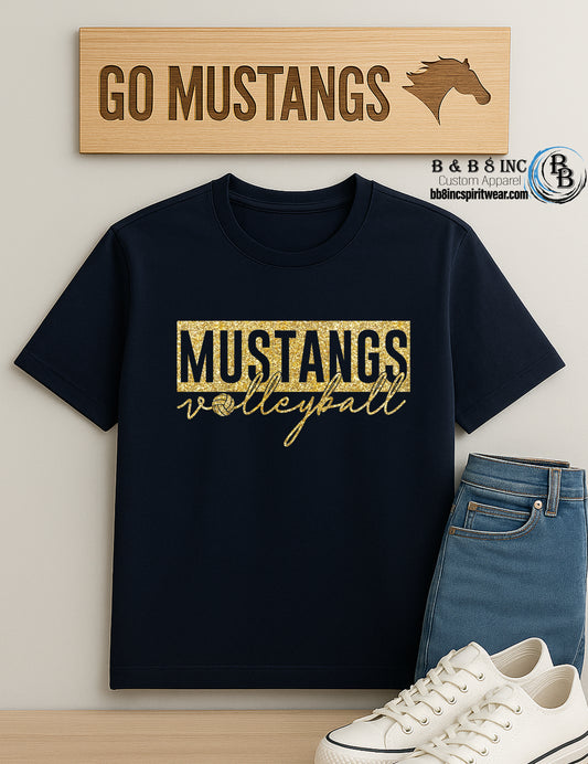 Mustangs Volleyball (long or short sleeve)