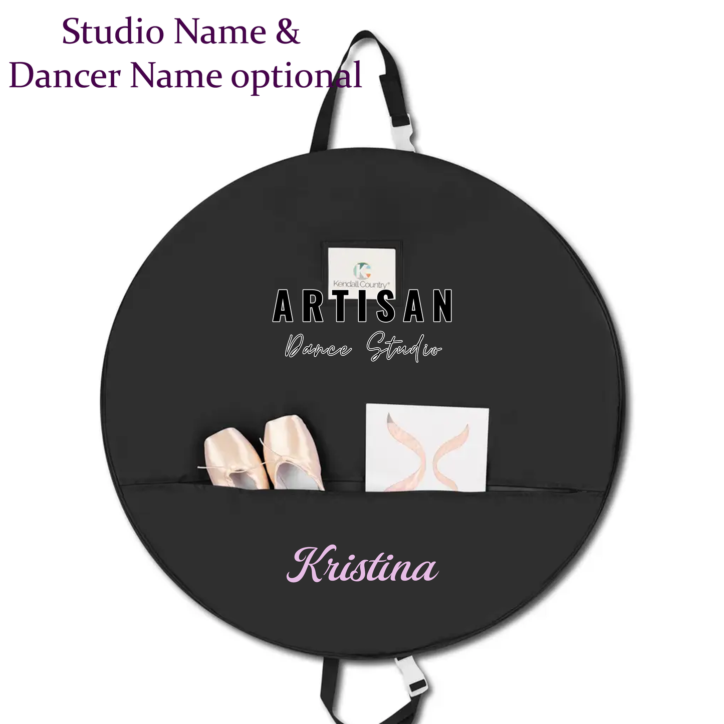 Pancake Tutu Garment Bag with Pockets 30" Multiple Colors